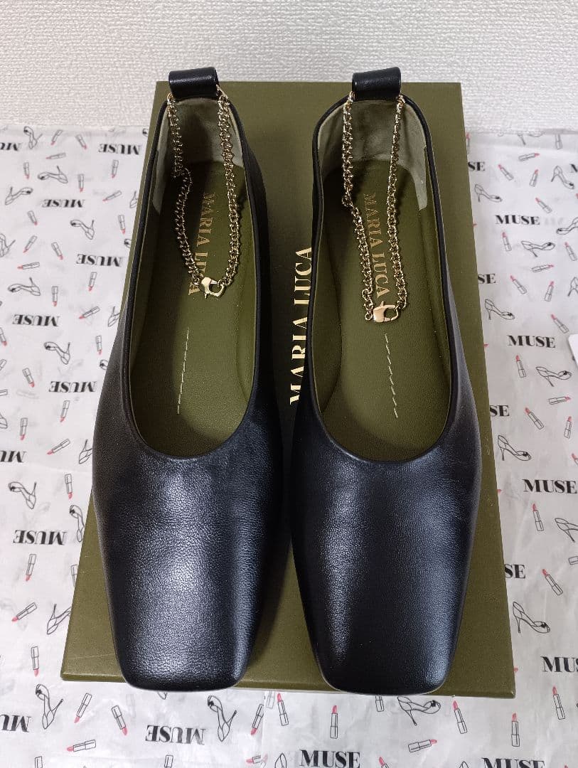未使用MARIA LUCAマリア ルカAugusta Ballet Flat36