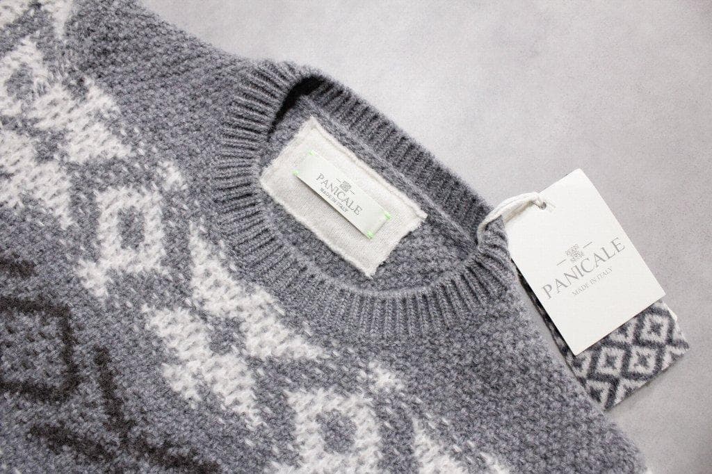 PANICALE★新品４万円 パニカーレ ノルディックニット グレー系 46