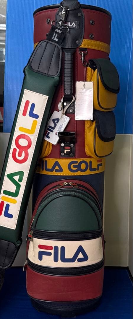 新品未使用　FILA ゴルフキャディバッグ