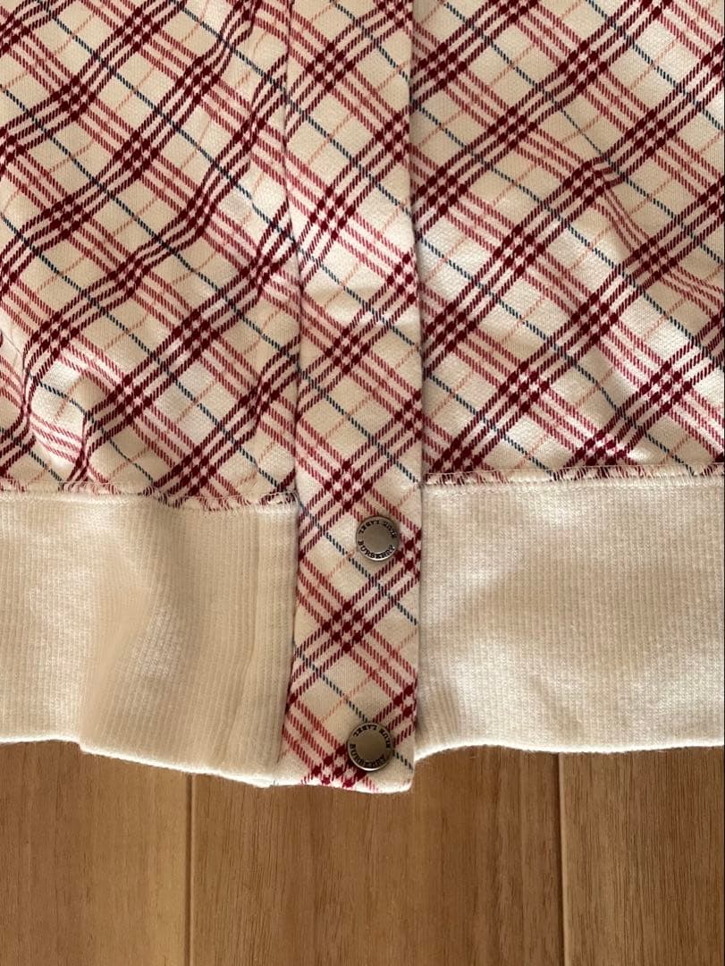 美品✨ バーバリーブルーレーベル　スウェット　トラックジャケット　ノバチェック