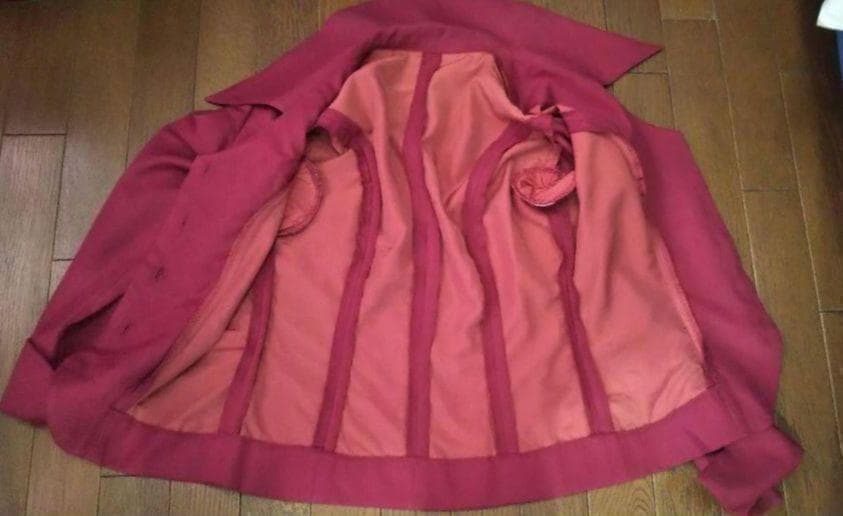 色注意　フラメンコ衣装ジャケットとファルダ赤よりバーガンディーの2ピース