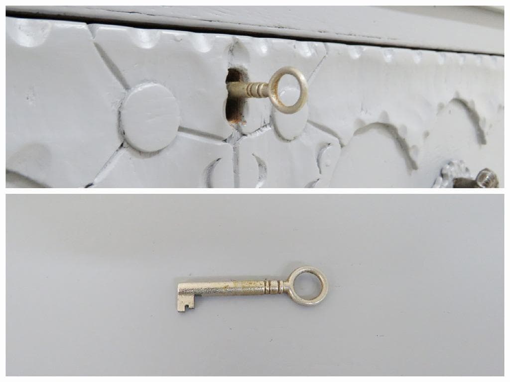 イギリスアンティーク ドレッシング チェスト シャビーシック ペイント ドロワー