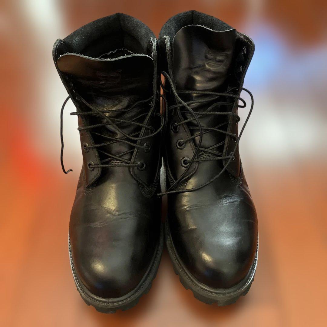 ティンバーランド Timberland黒レザーブーツ