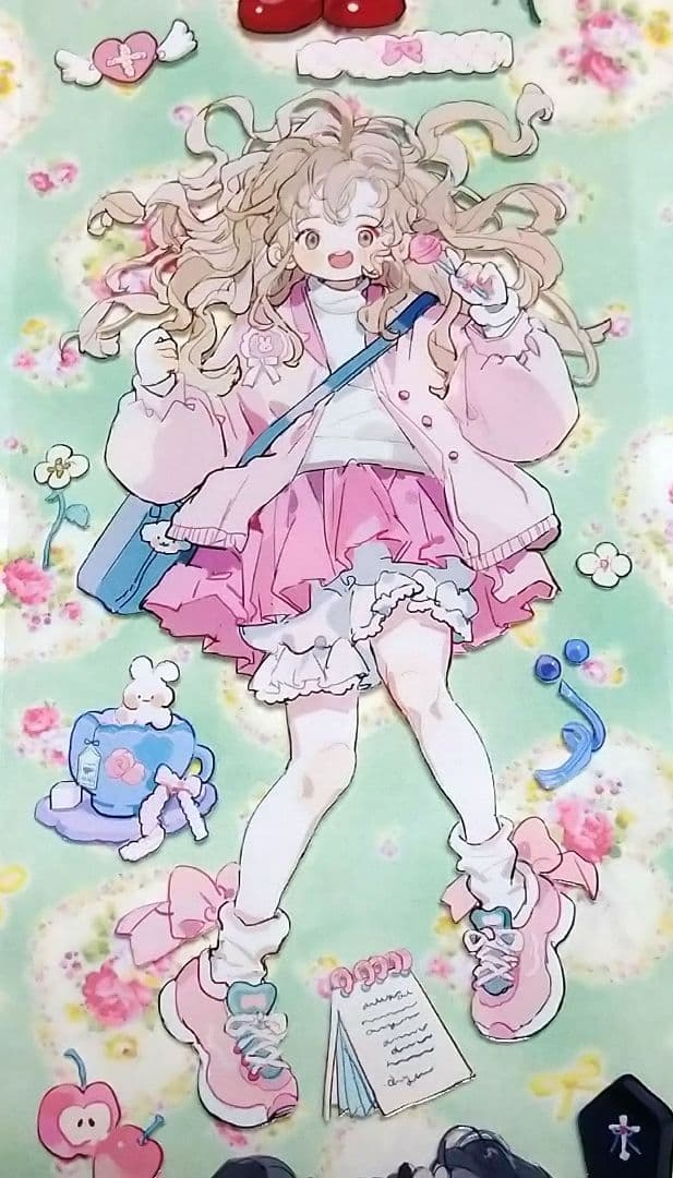 ✩のこり１✩J832＃玩偶派对(PET)普通小狗切り売り海外人物マステ女の子