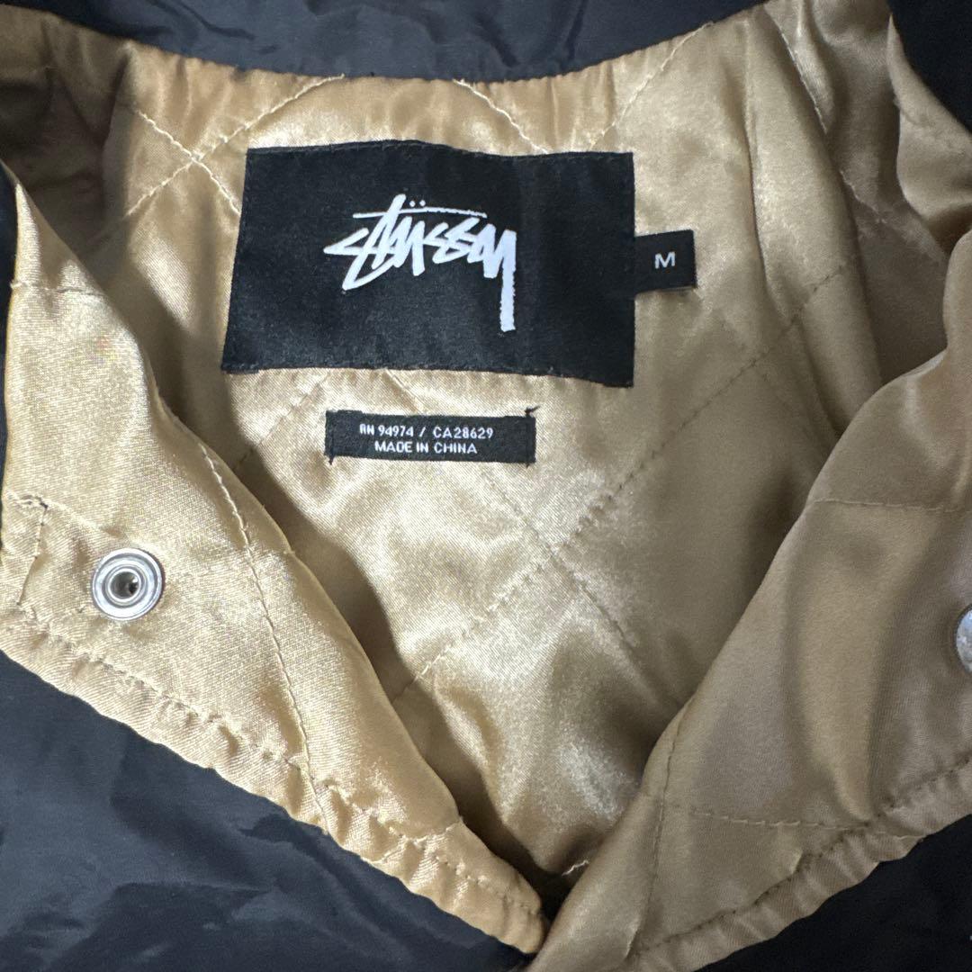 Stussy 黒 ナイロンジャケット