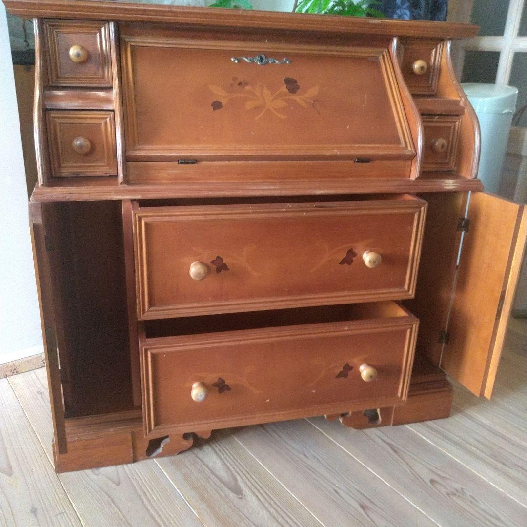 ライティング ビューロー 、木製デスク