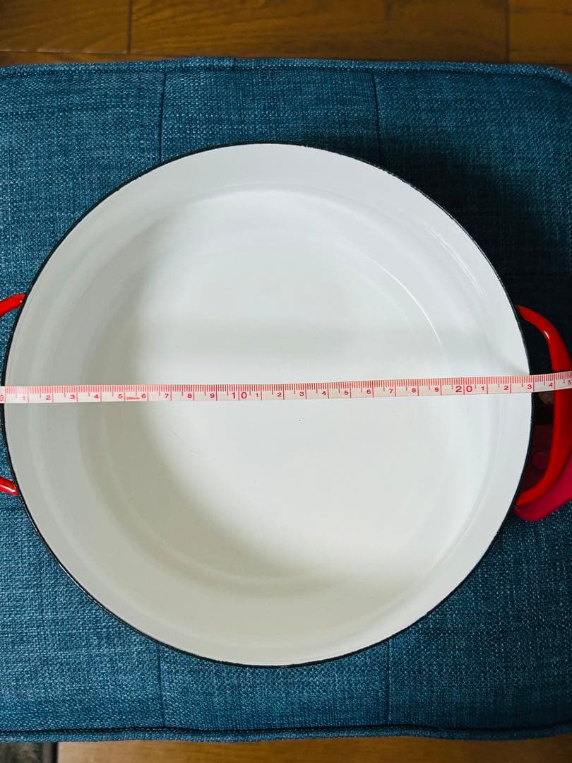 Dansk ダンスク 23cm 両手鍋 チリレッド 中古品