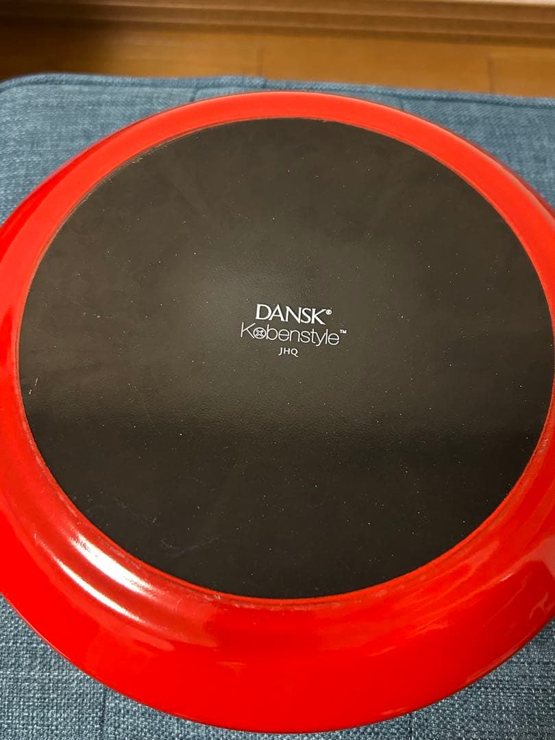 Dansk ダンスク 23cm 両手鍋 チリレッド 中古品