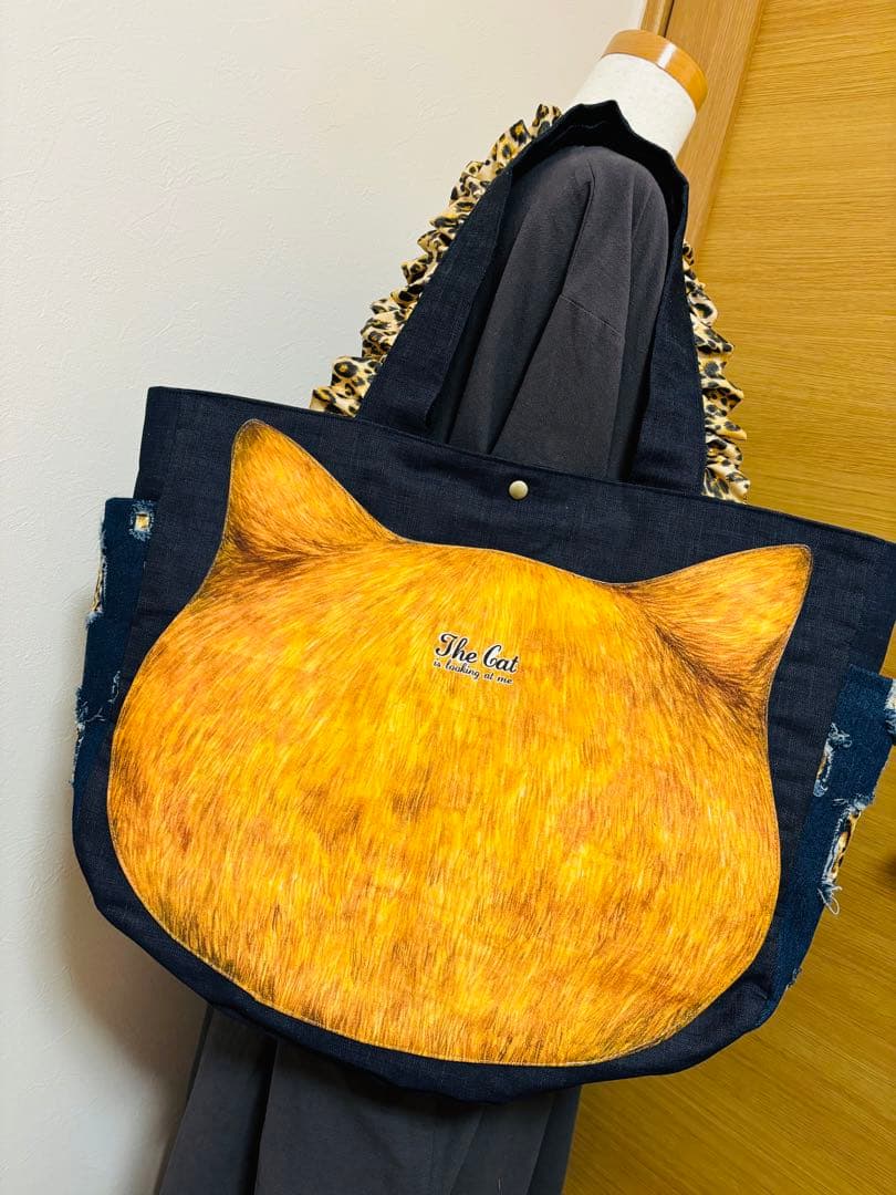 ゆ*ら様 ★クムくん★BIGサイズ肩掛けサイドポケット付きトート☆コヤンイサムチ