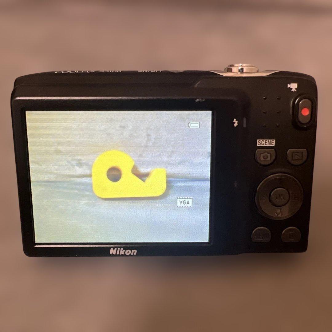 【訳あり動作品】Nikon COOLPIX s3100 コンパクトデジタルカメラ