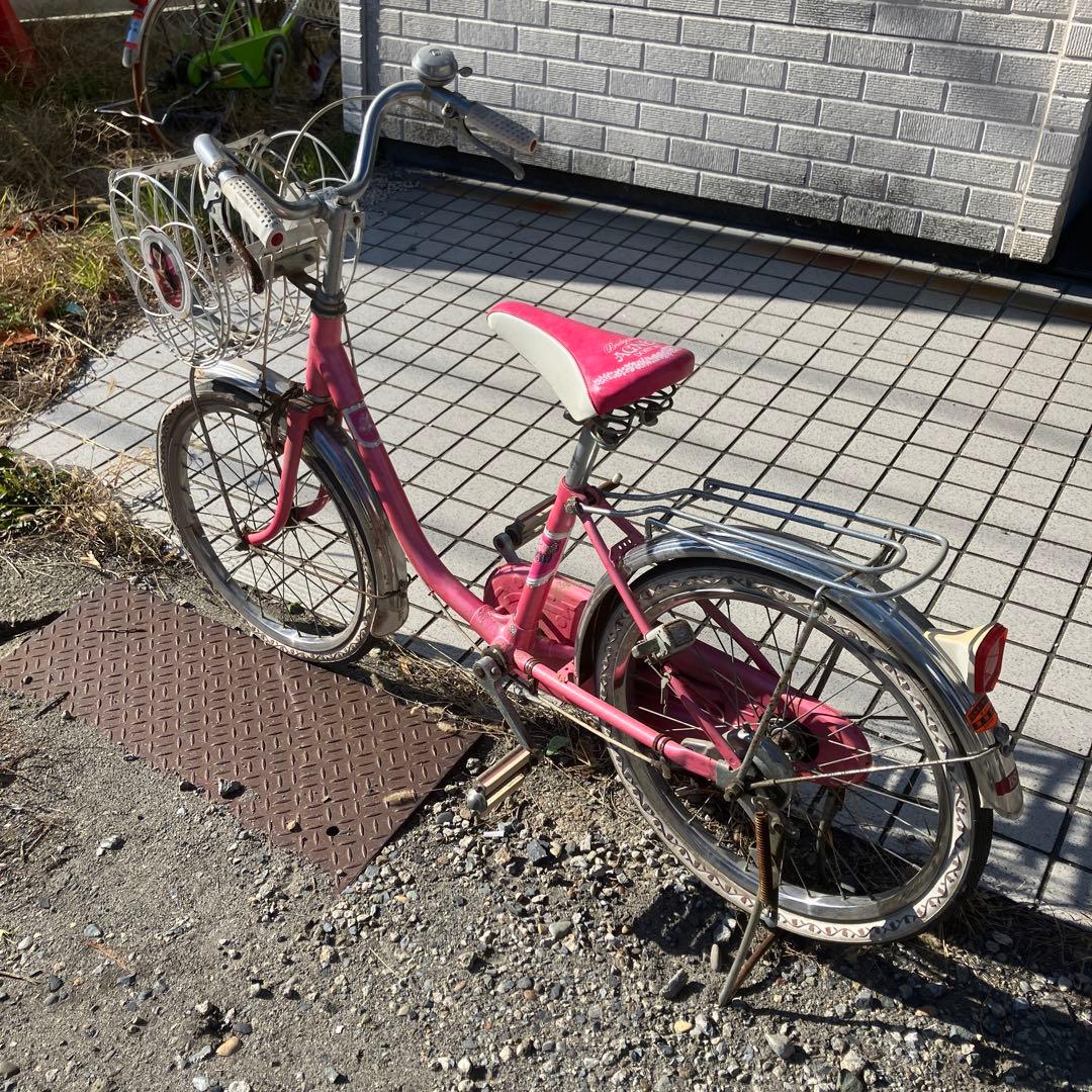 ビンテージ ブリヂストン アグネスチャン 幼児用自転車 アグネスドレミ 当時物