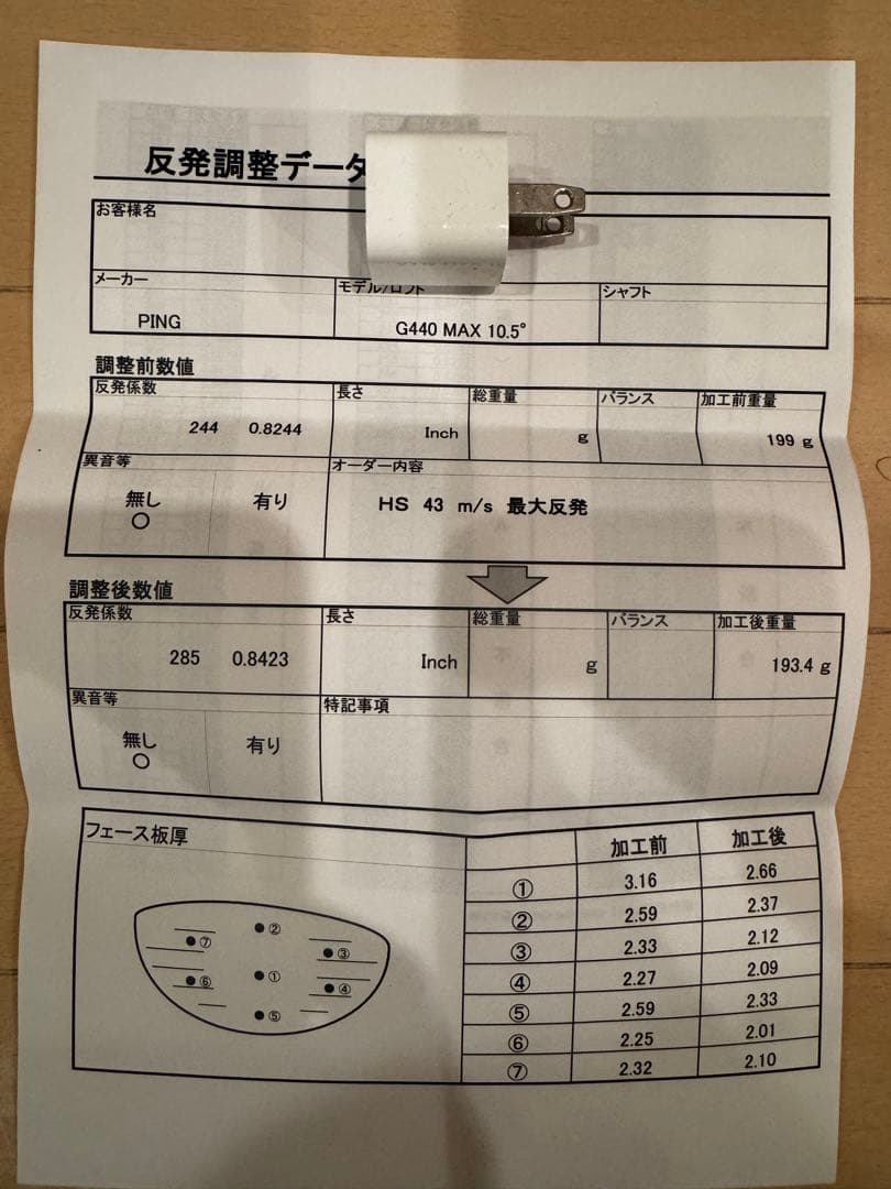 【高反発加工】新品 PING G440max ドライバー