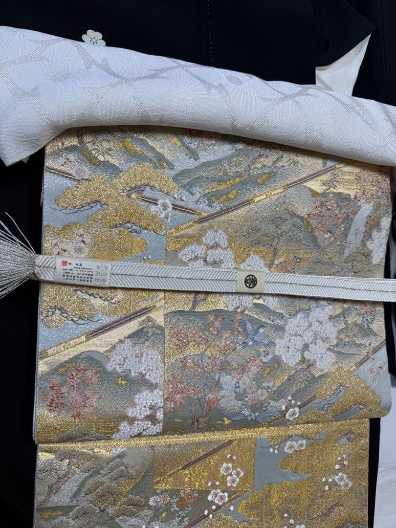 加賀友禅作家中谷文彦黒留袖セット