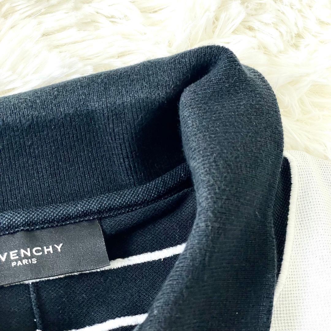 ジバンシー　GIVENCHY ポロシャツ　スター　星　　ブラック　黒　半袖