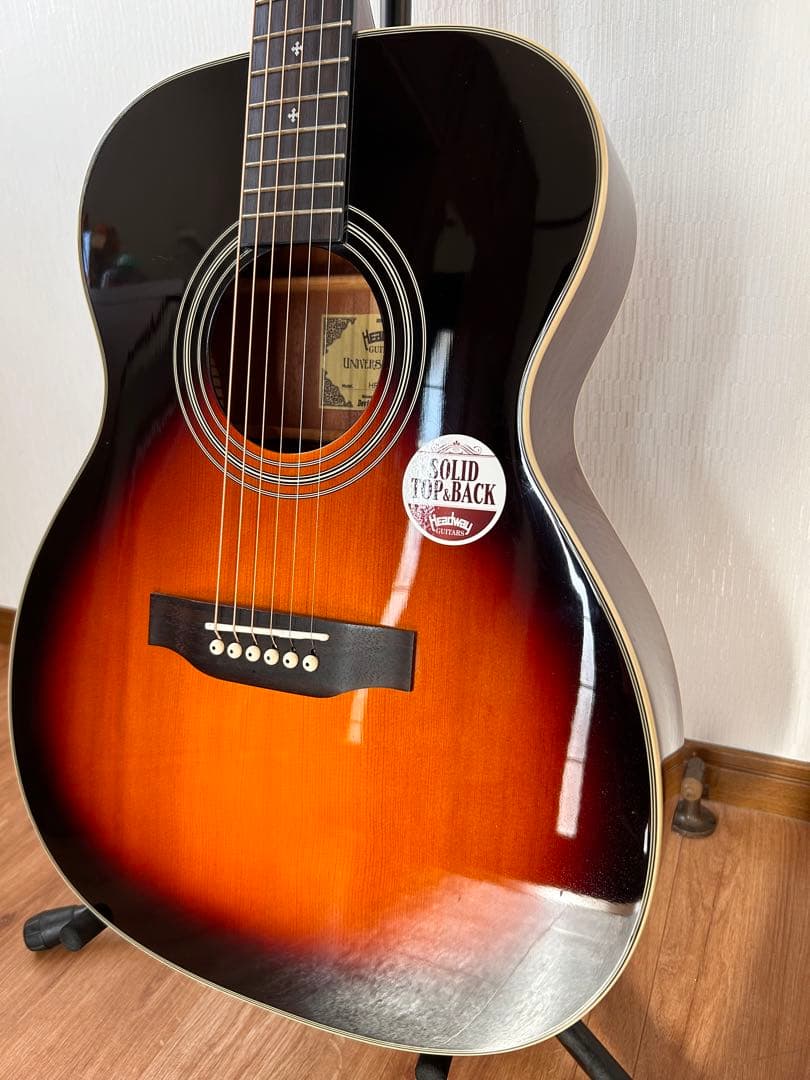 美品　Headway HF-60SS NA アコギトップバック単板