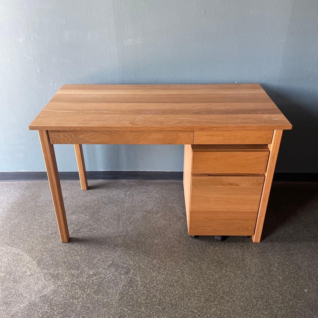 無印良品　デスク　タモ材　机のみ