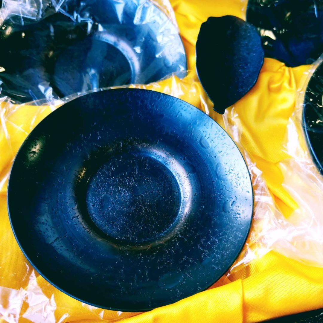 純銅製茶托　茶匙