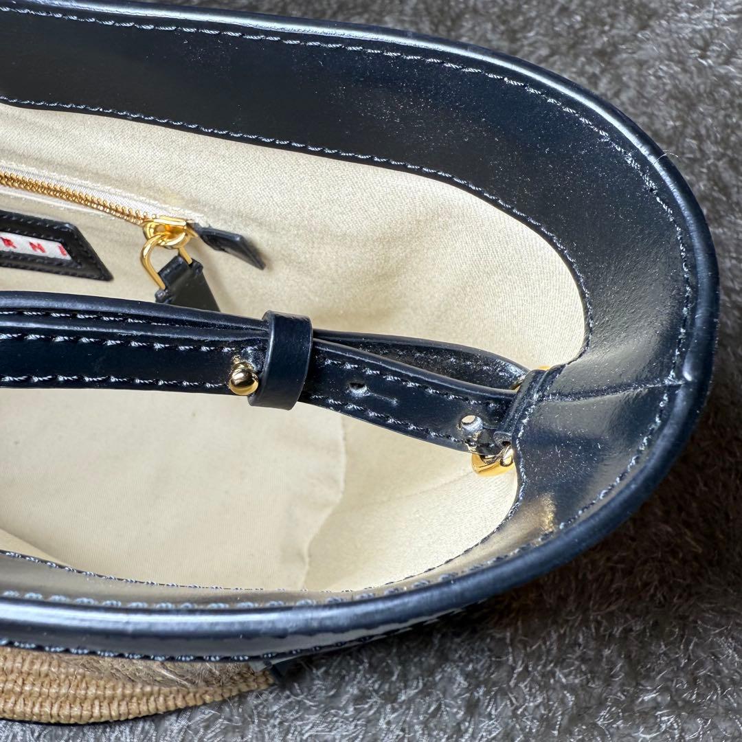 MARNI かごバッグ　ブラック