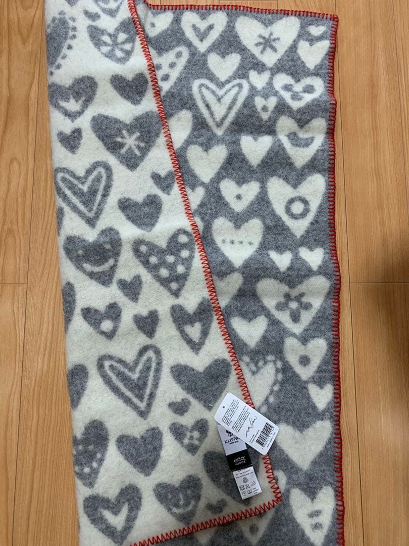 ブランケット　新品未使用　ハート　クリッパン
