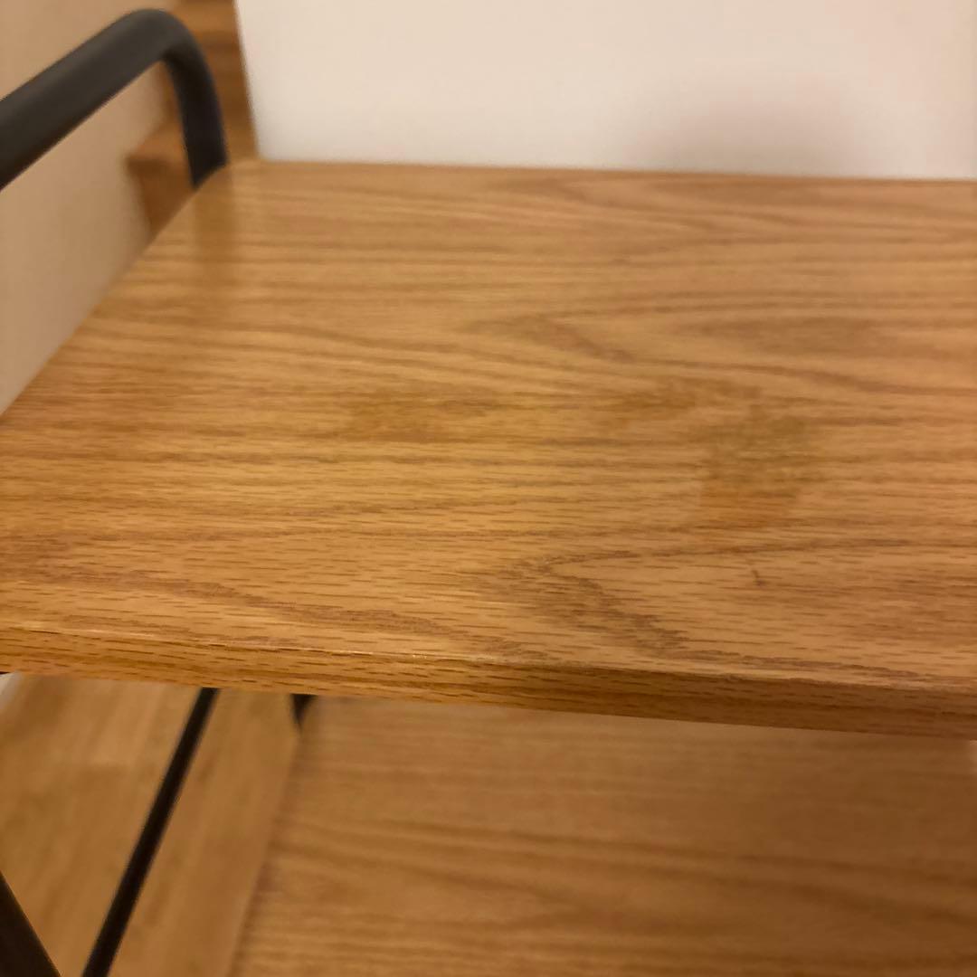 NOCE 天然木×アイアン オープンシェルフ 三段