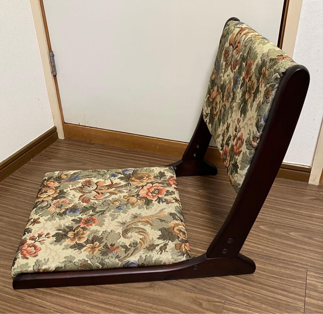 花柄 座椅子 2点セット ナカムラ バラ 薔薇 ローズ柄