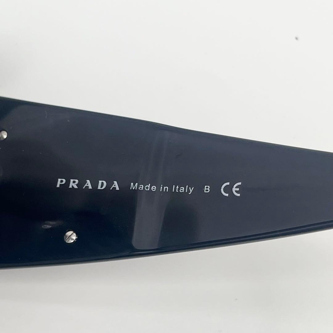 【✨未使用級 付属品完備】 プラダ サングラス メタルロゴ Y2K ブラック
