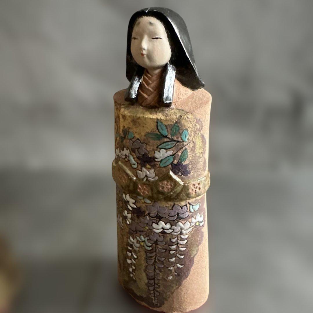 最終お値下げ❣️素晴らしい　立ち雛　圭子　陶器