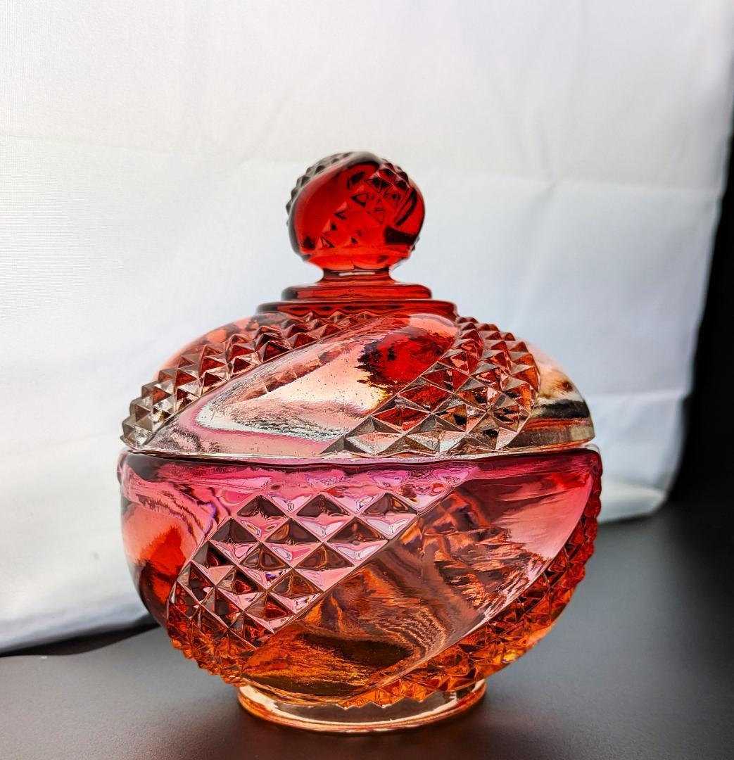 丸く可愛いボンボニエール★バカラ セルポンティーヌ レッド 赤 12㎝ 1920