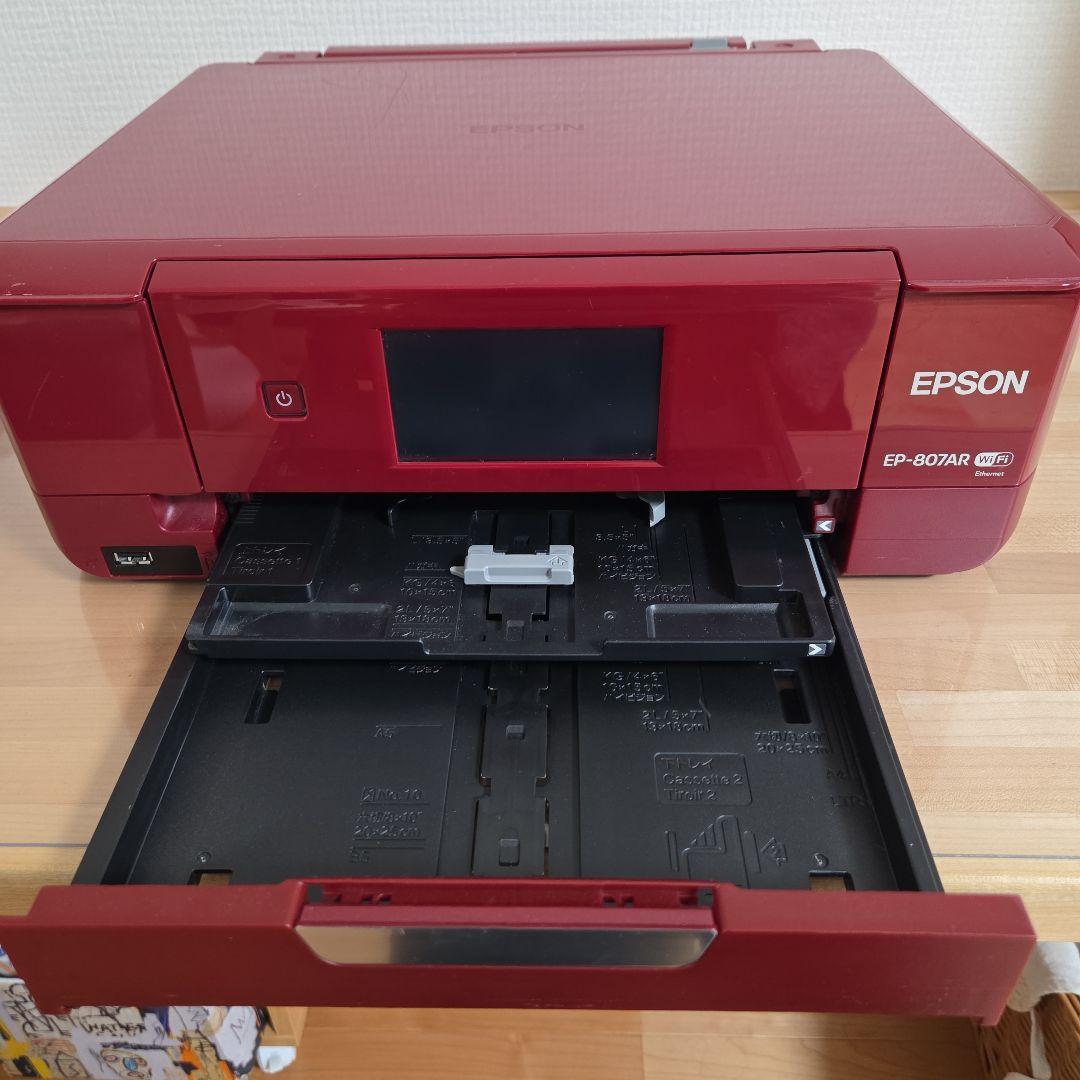【ジャンク品】エプソン　EPSON EP-807AR　レッド