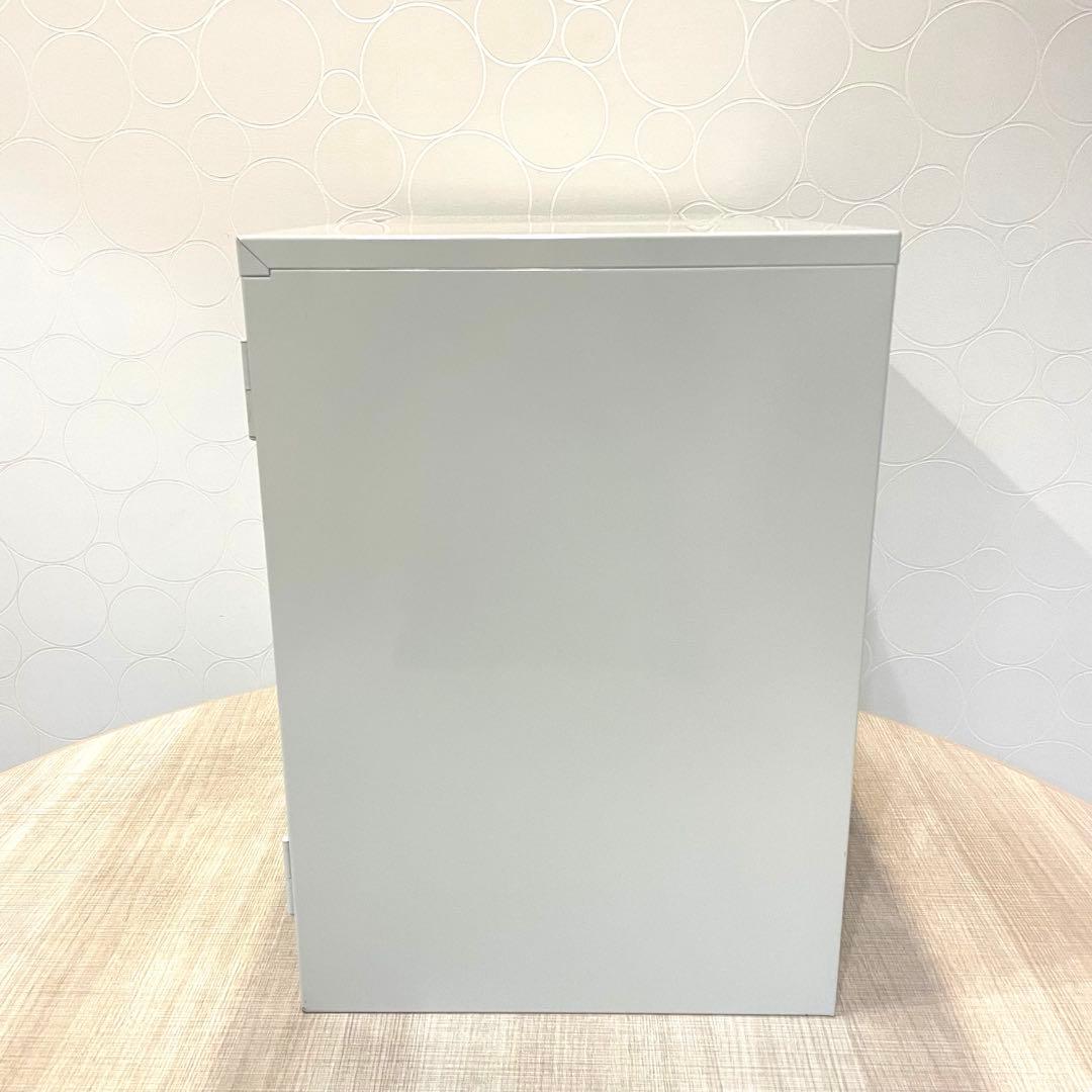 美品【ALPHA】アルファ 鍵付きキャビネット 書類収納ボックス 10段トレー付