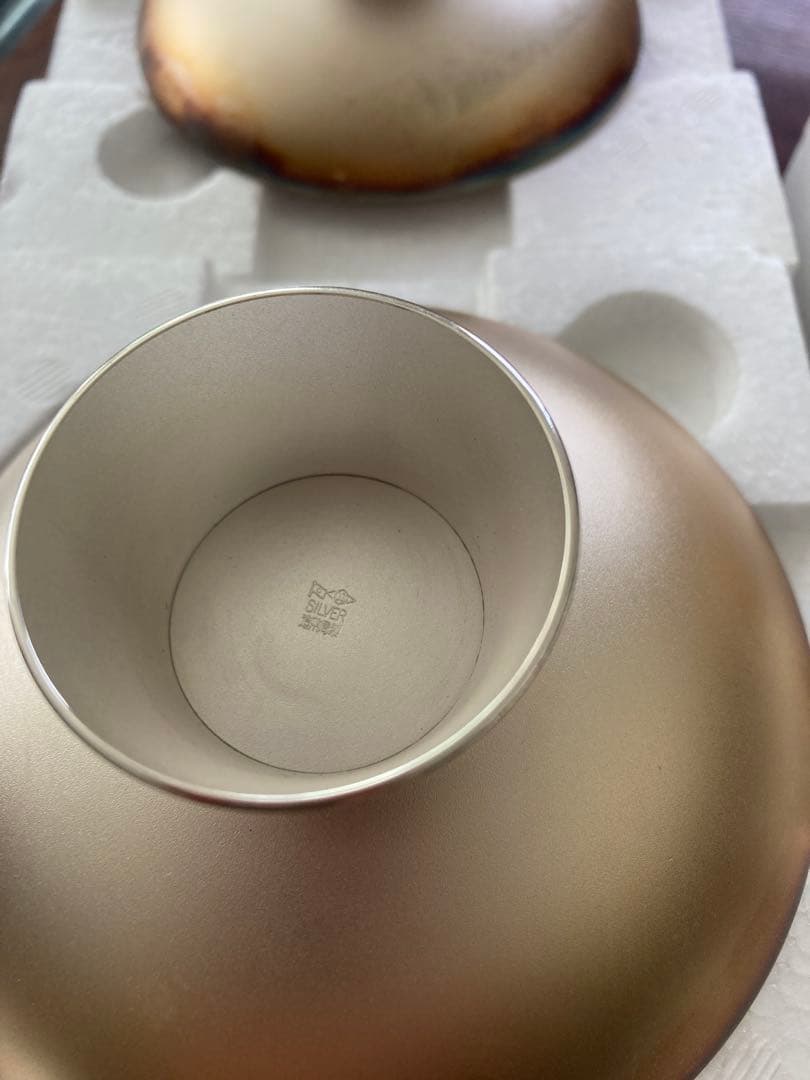 純銀盃 約398g (3個.1000刻印有) 内閣総理大臣