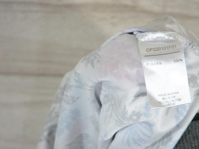 67855 OPST ポロシャツ　白ｘ黒ｘ青ほか　サイズO