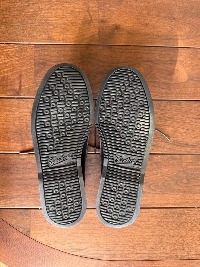 パラブーツ バース ブラック UK6 シューツリー付き