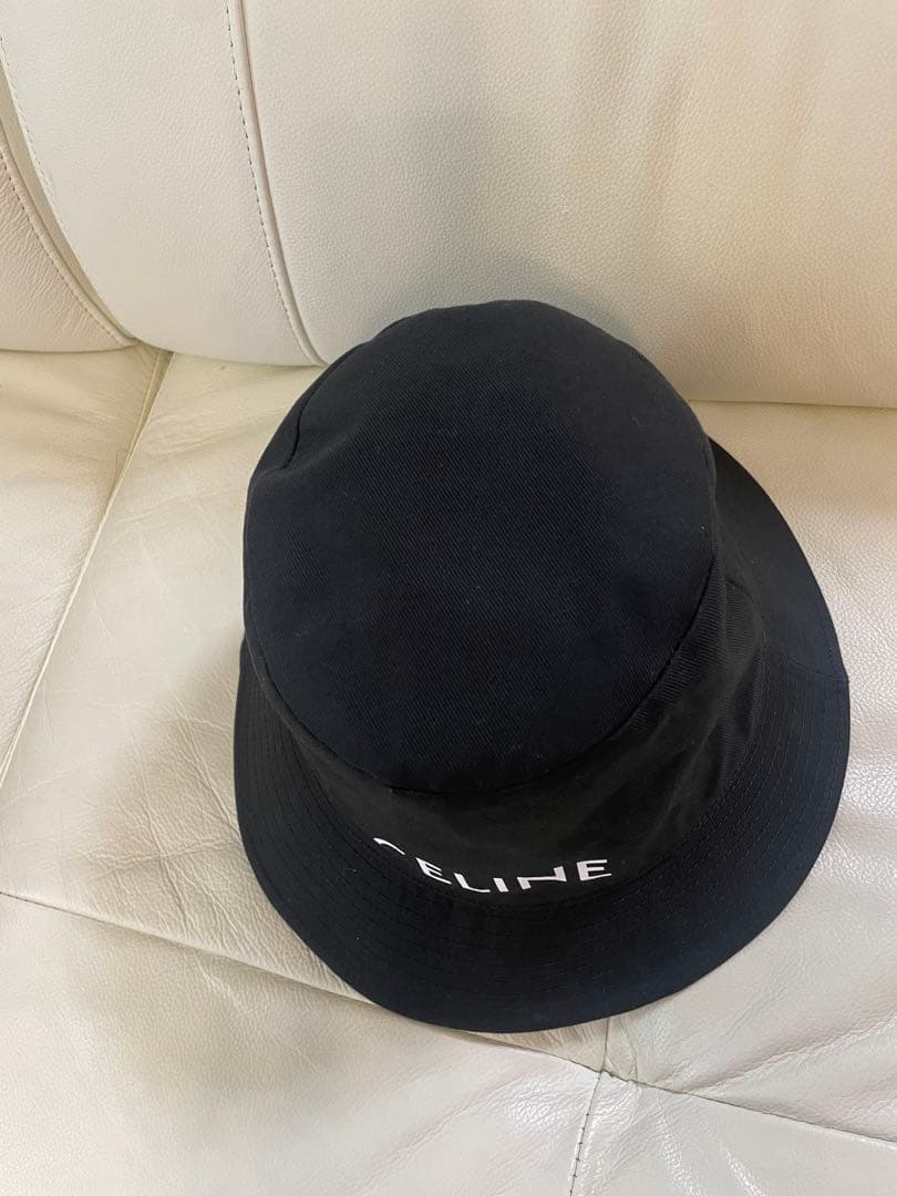 CELINE バケットハット 黒　M ユニセックス