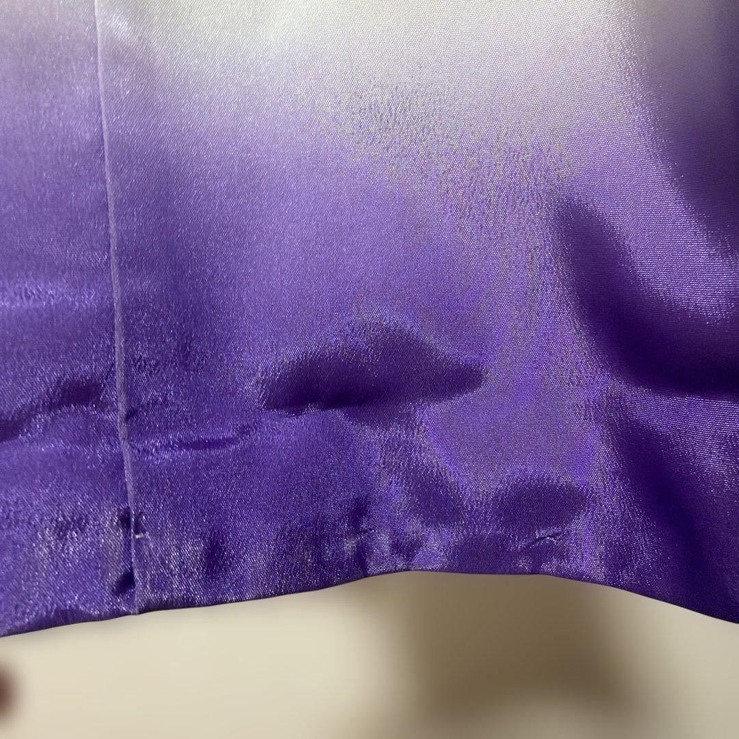 七五三　7歳　着物セット　紫　蝶々