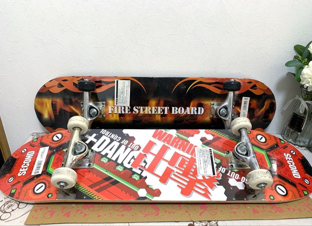 スケートボード　【2台セット】　コンプリート