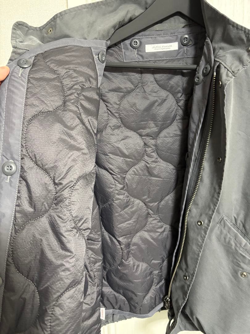 グレー モッズコート ブルゾン+中綿ライナー