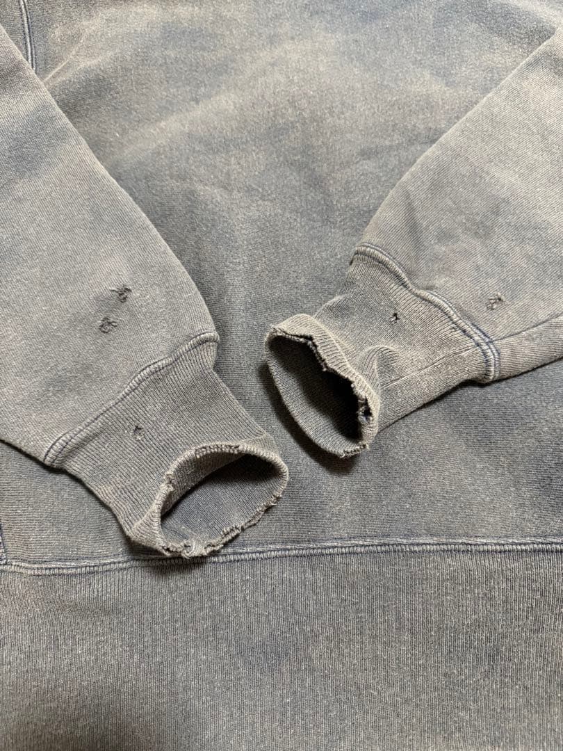 70s Champion リバースウィーブ 単色タグ 金単 ナス紺 ボロ