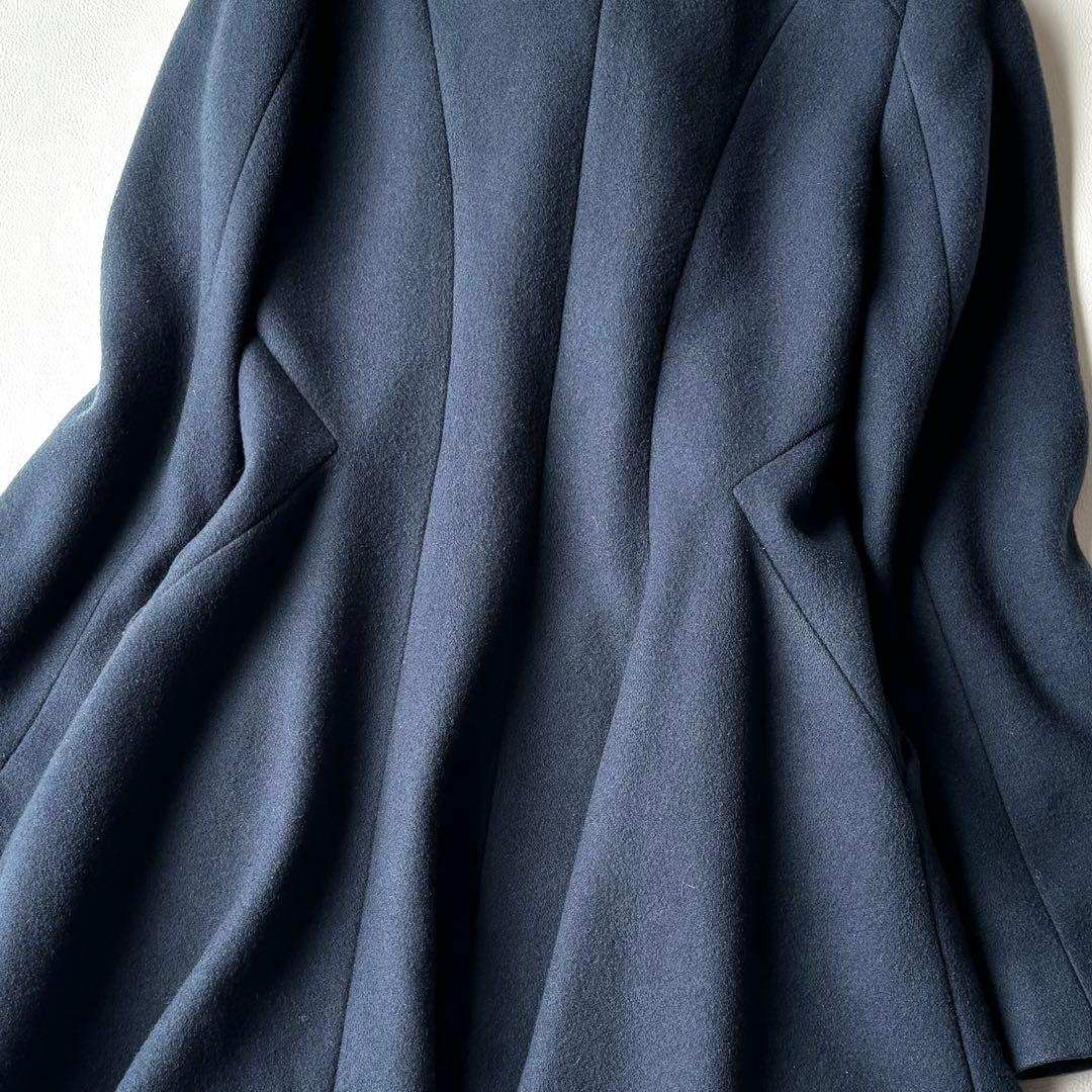 美品✨ヴィヴィアンウエストウッド　ウールメルトンコート　オーブ　Aライン　ファー