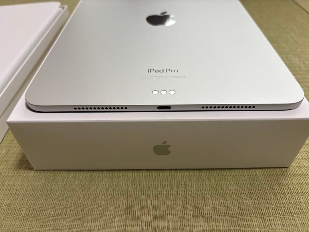 iPad Pro 11インチ (M4)Wi-Fi 256GBシルバー&純正カバー