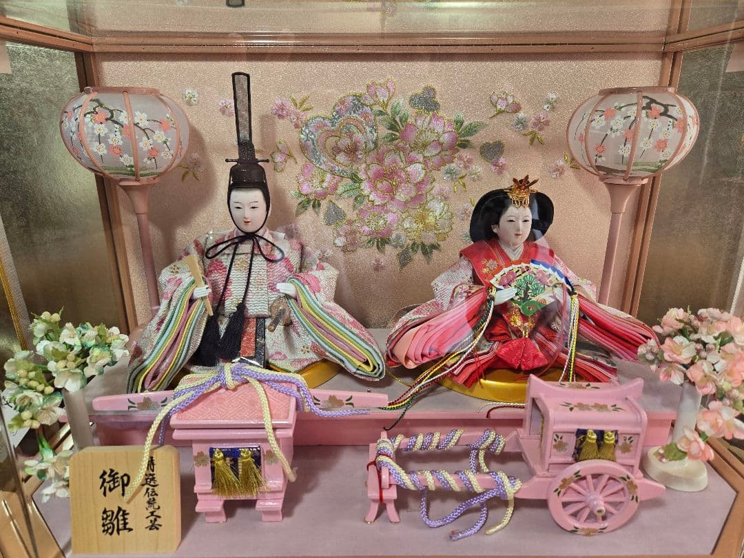 【一点限り】雛人形 ケース飾り　K43