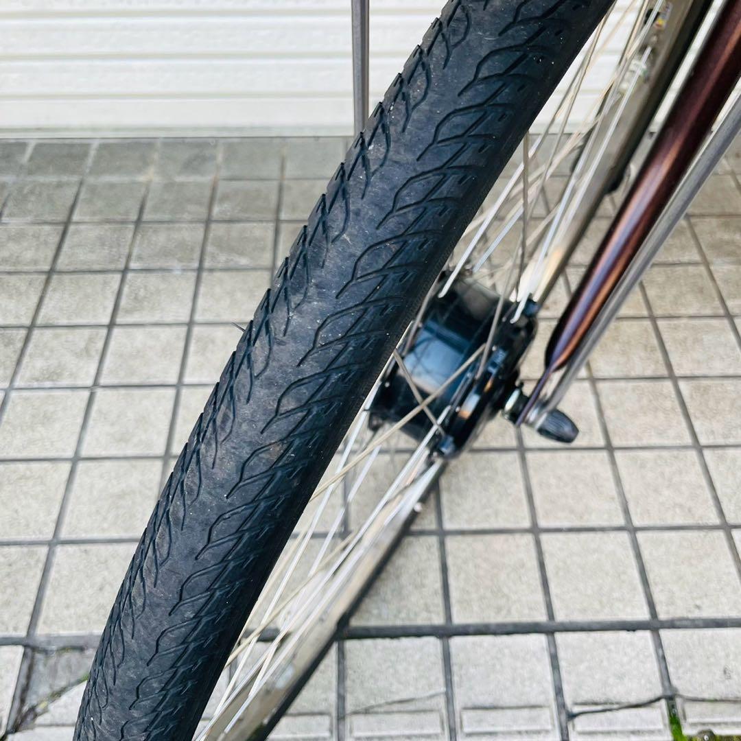 【732】電動自転車 ブリヂストン FRONTIA ブラウン 26インチ