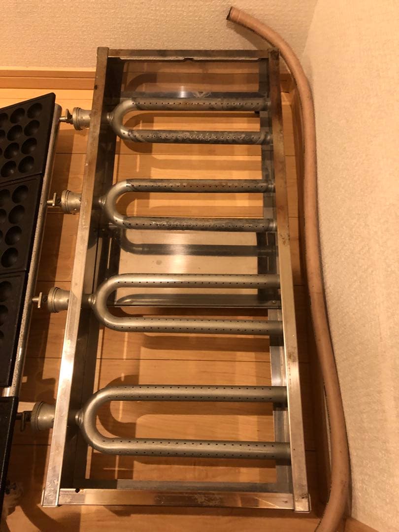 本日限定お値引‼️業務用たこ焼き器 天然ガス(都市ガス)112個