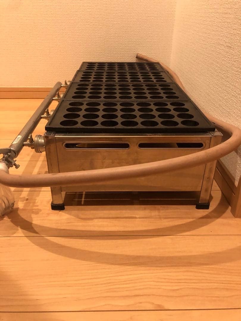 本日限定お値引‼️業務用たこ焼き器 天然ガス(都市ガス)112個