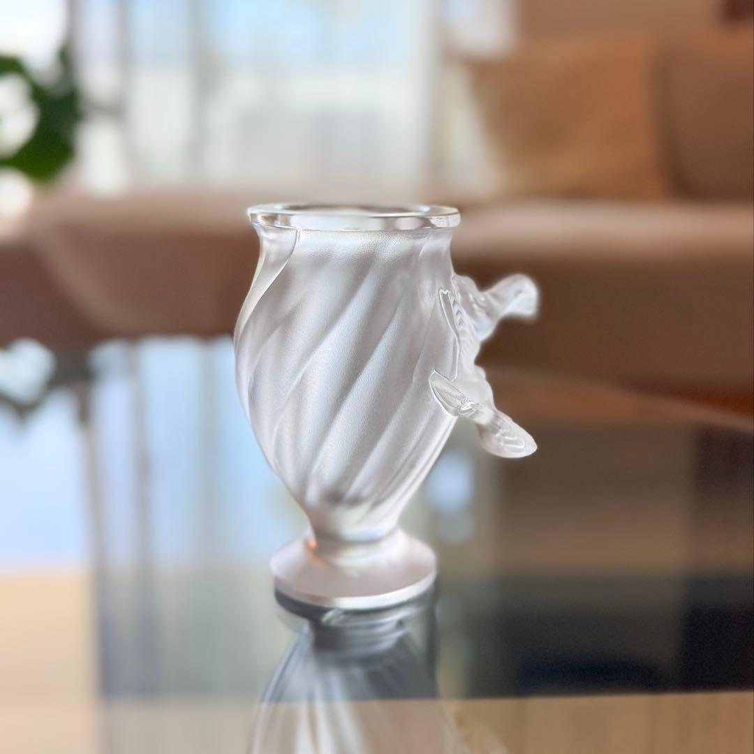 Lalique ルネ・ラリック　花瓶　フラワーベース