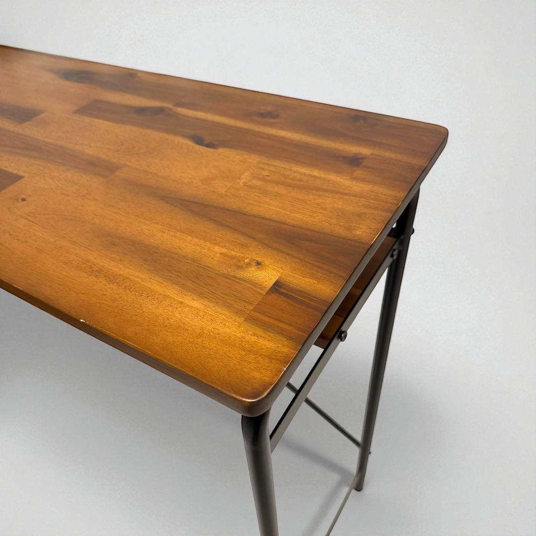 【廃盤】ウニコ　SWELLA カウンターテーブル　アカシア材 アイアン　W110