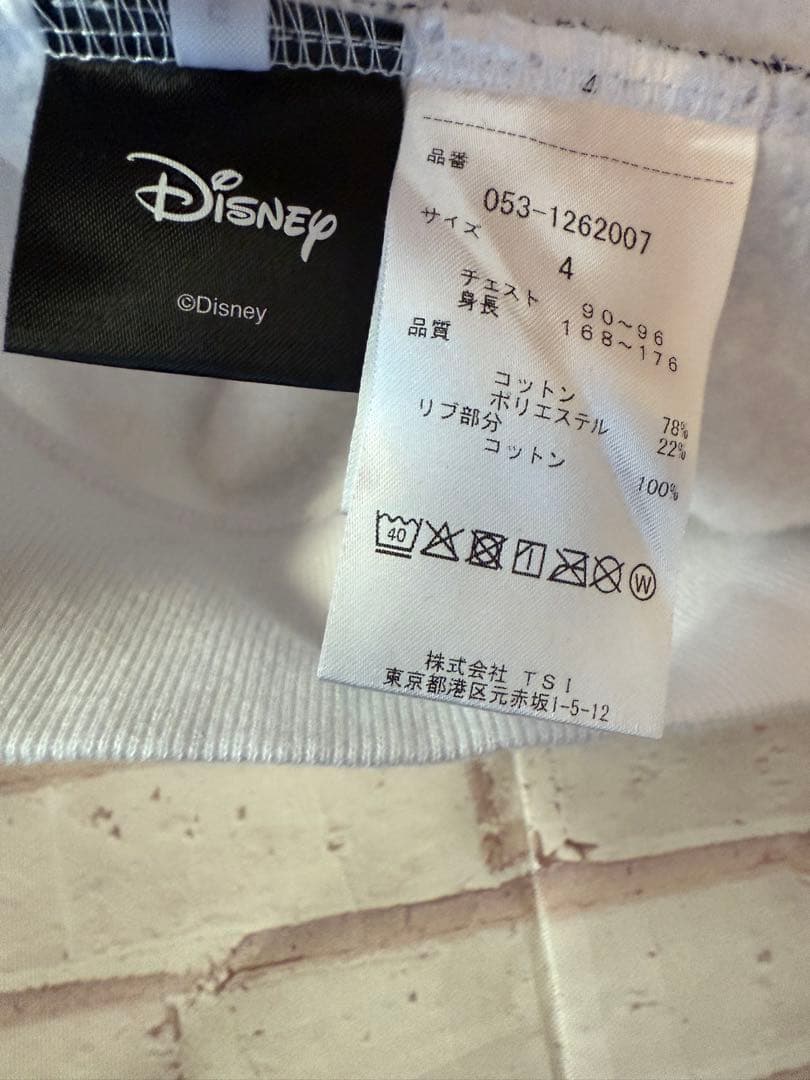 PEARLY GATES ミッキーマウスコラボ トレーナー サイズ4 裏起毛