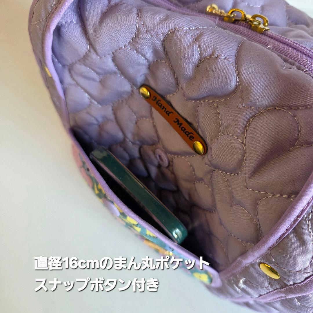 ❣️Ruby ❣️٩(๑❛ᴗ❛๑)۶様　丸型ボストンバッグ(M)　ハンドメイド