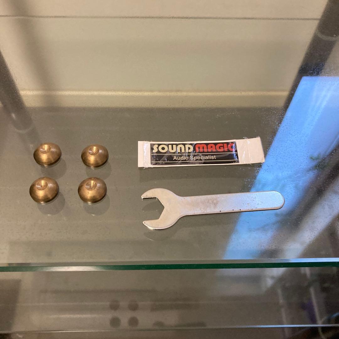 SoundMagic 防弾ガラスハイエンドモデル XS03GB オーディオラック