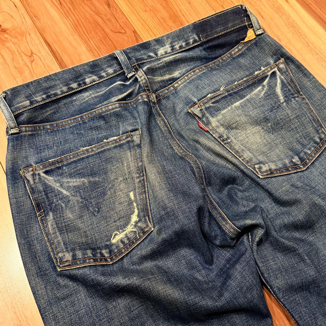 雰囲気最高！LEVI‘S 501XX 1955 W34【鬼ヒゲ！ハチノス】